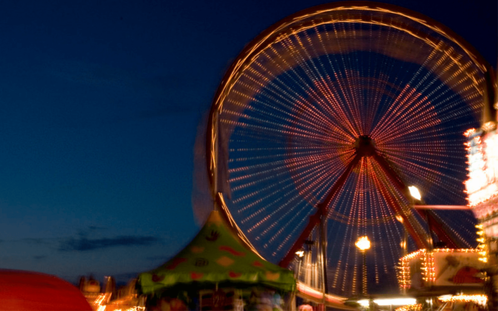 This is a ferris wheel to represent the climatic moment in "Insecure" when Issa and Nathan share a passionate moment on a ferris wheel.