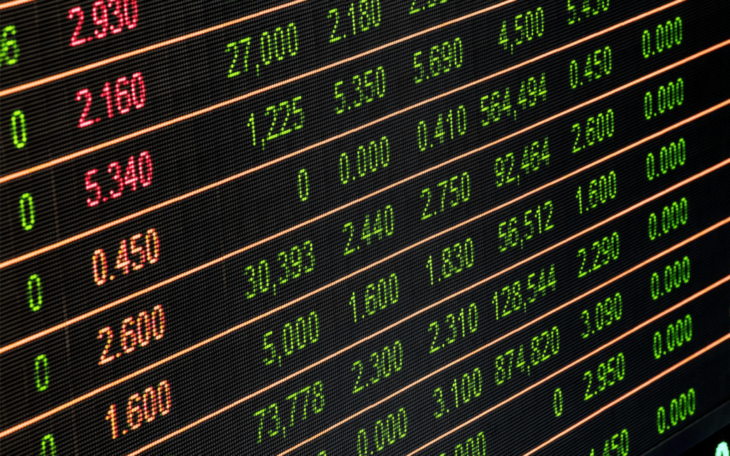 This is statistics information available on a stock exchange board, illustrating the heart of the issue in "Bad Banks".